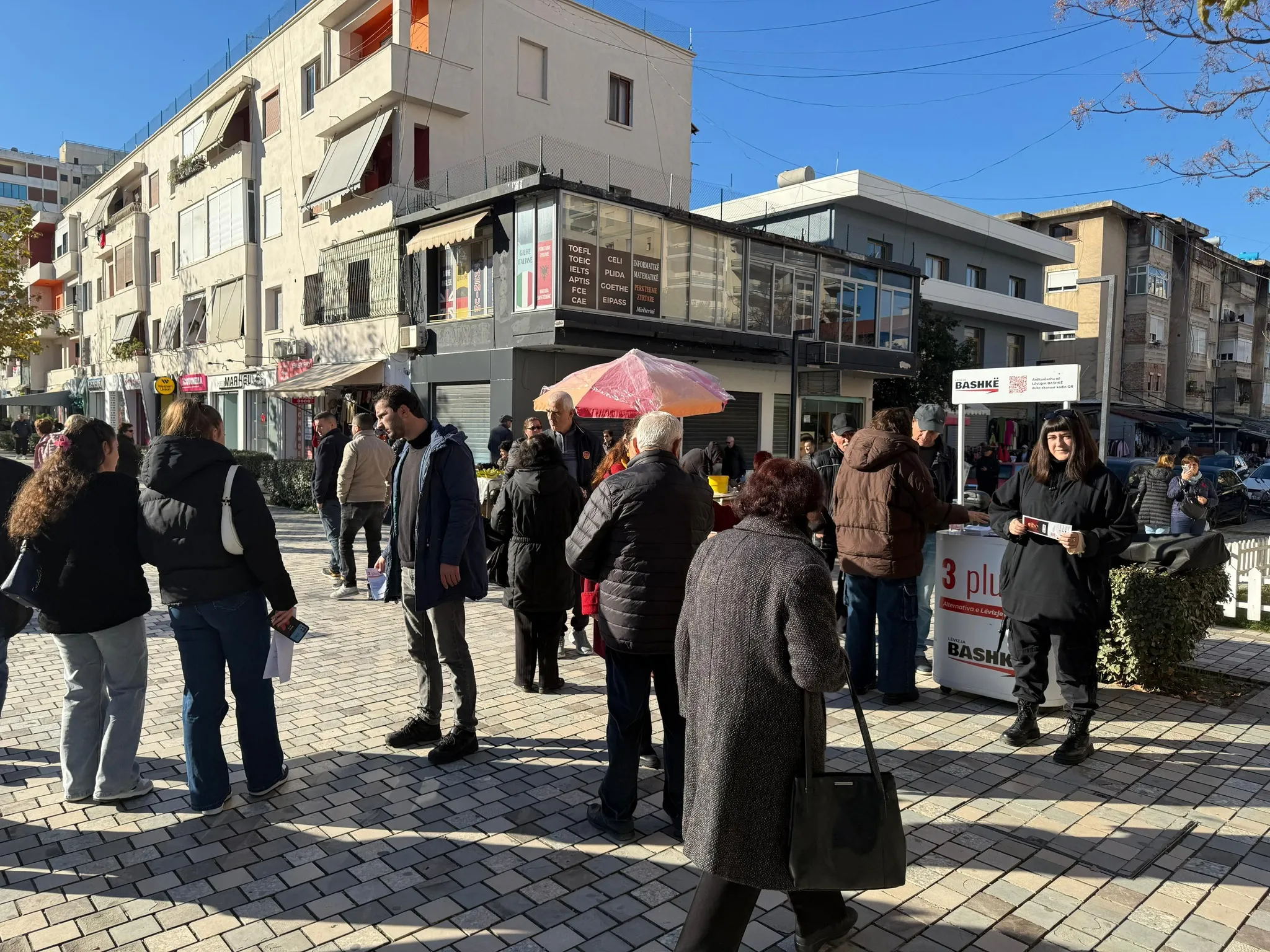 Pamje nga protesta e shtatë për pensione dinjitoze dhe minimum jetik