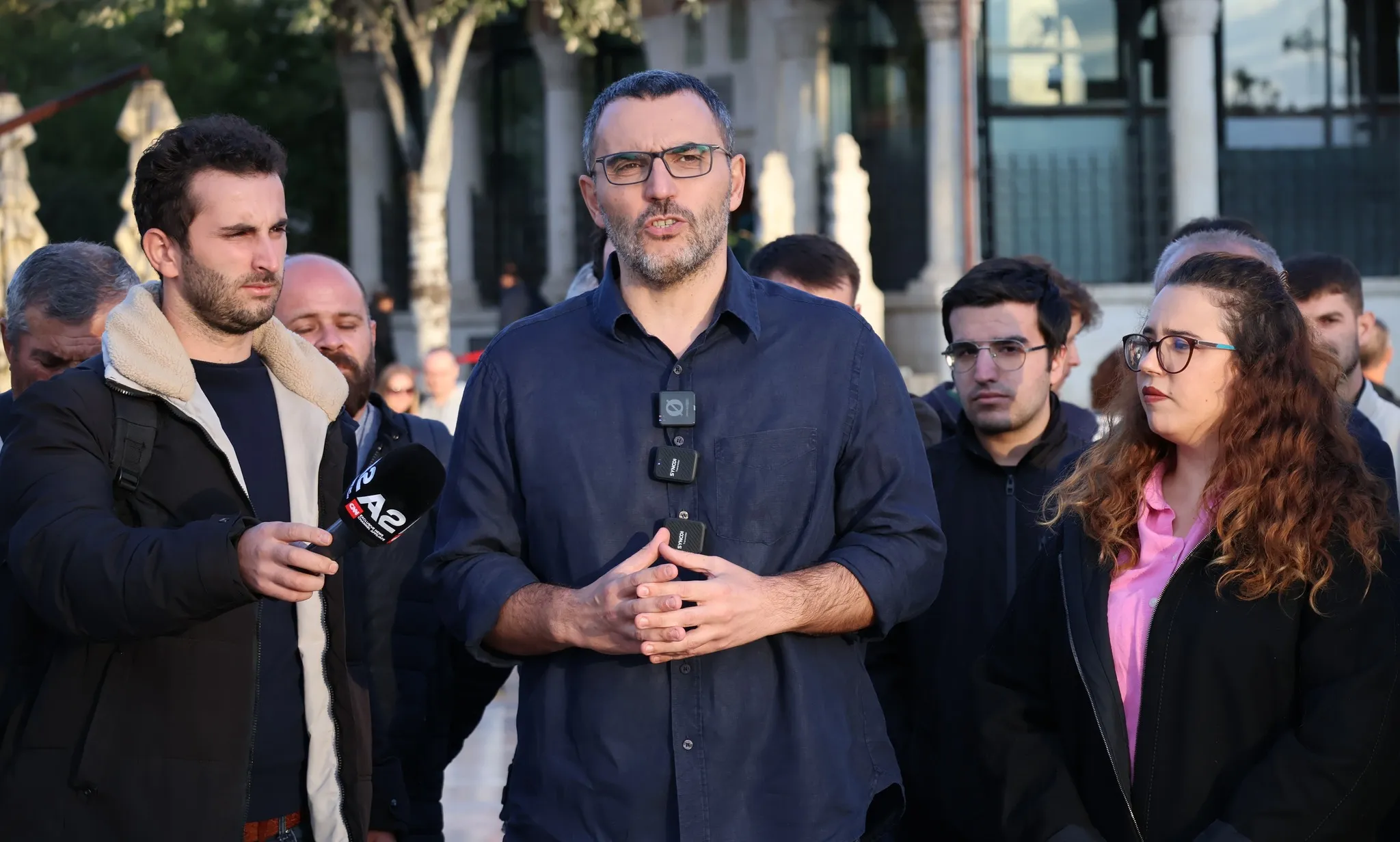 Pamje nga protesta e banorëve të Martaneshit për mbrojtjen e burimeve ujore